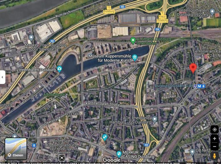 City Apartment Duisburg 2#Netflix &Wlan &Kingsize Bett & Kaffee Maschine & Central & 500M Innenhafen & 2 Min U Bahn Εξωτερικό φωτογραφία